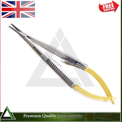 Micro surgical Castroviejo Forceps Straight TC Surgery Suturing Needle Holder - Picture 3 of 3