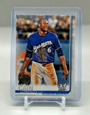 2019 Topps Series 1 Lorenzo Cain 150 Years Parallel #330 Brewers