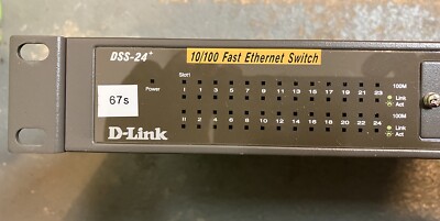 D-Link  24-Ports External Switch with Power Cord & Mount Brackets. DSS (DSS-24+)