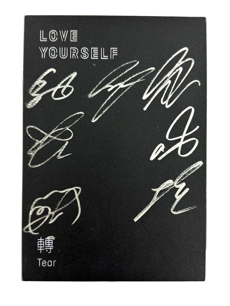 BTS Bangtan Boys Signed Autograph Love Yourself Tear CD Set