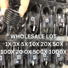 Wholesale Bulk Fast Charger USB Type C Cable Lot For Samsung S20 S9 S10 S8 Ultra