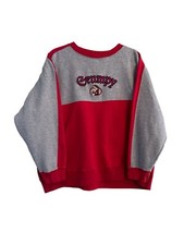 Women's Disney Classics Grumpy Sweatshirt Red & Gray Unisex XL