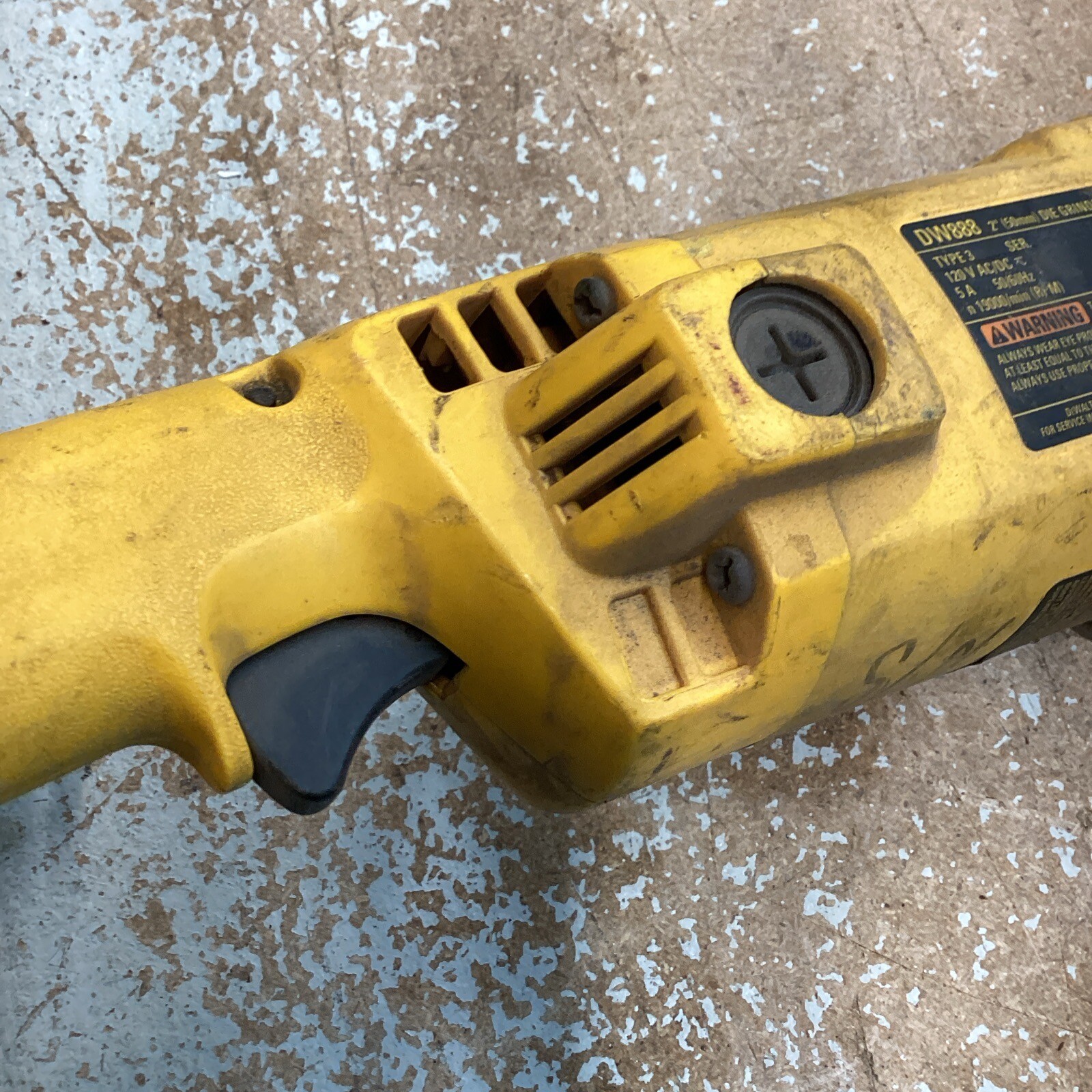 Dewalt DW888 2" Die Grinder Corded Electric 120 Volt 19,000 RPM eBay