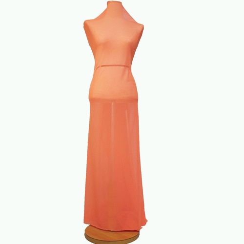 Soft Power Mesh Tulle 4-way Spandex stretch Fabric Sheer Net Dresses Bridal 44"w - Picture 265 of 628