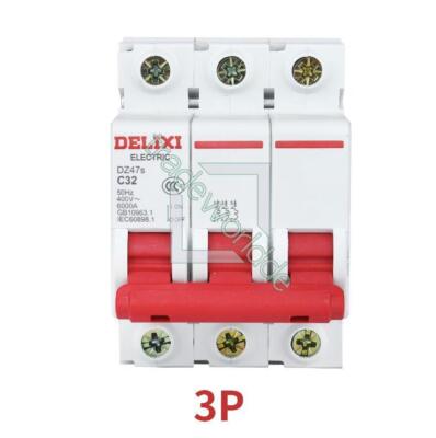 1PC New DELIXI Air Switch Circuit Breaker DZ47s C32 3P 32A