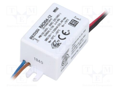 1 piece, Power supply: switched-mode RACV04-12 /E2AU - Bild 1 von 1