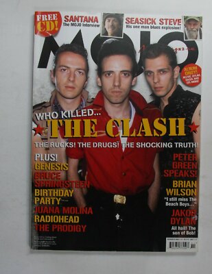 UK Mojo Magzine Issue 180 Nov 2008 The Clash Santana Seasick Steve Peter Green