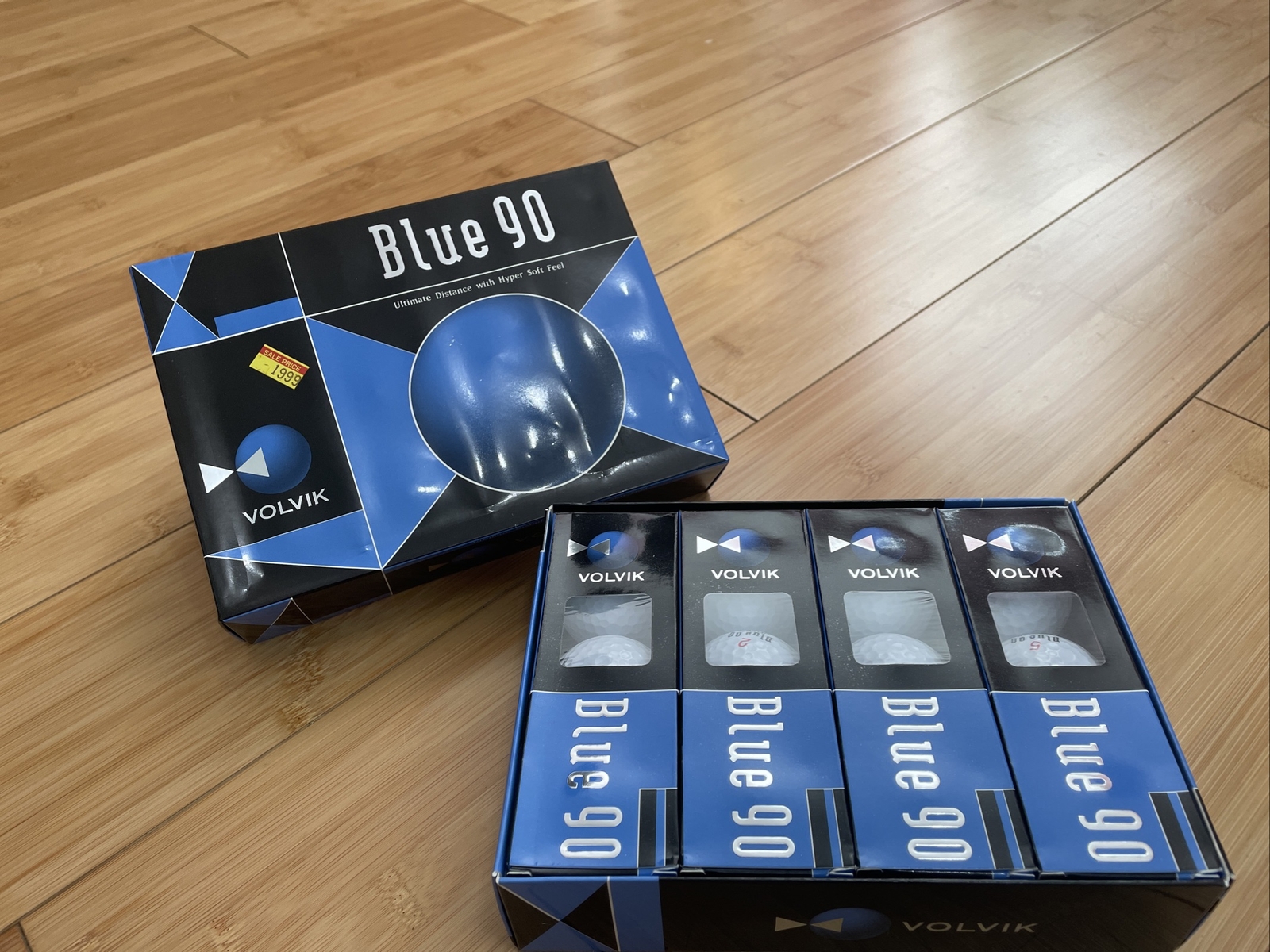 Volvik Blue 90 Golf balls, 10 dz, All 120 balls, new in box  sell to close down