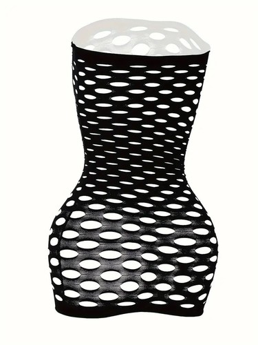 Sexy Flirty Lingerie for Women Passionate Hollowed Out Hip-Hugging Skirt - Picture 2 of 3