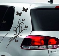 Aufkleber Glas Lack Auto Heckscheibe Car Tattoo Tribal SET Schmetterling  26