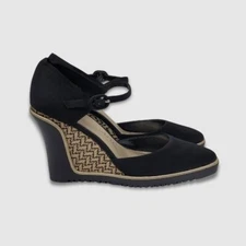 Isabel Toledo For Payless Mary Jane Ankle Strap Wedge Heel Sandals Shoe Size 8.5