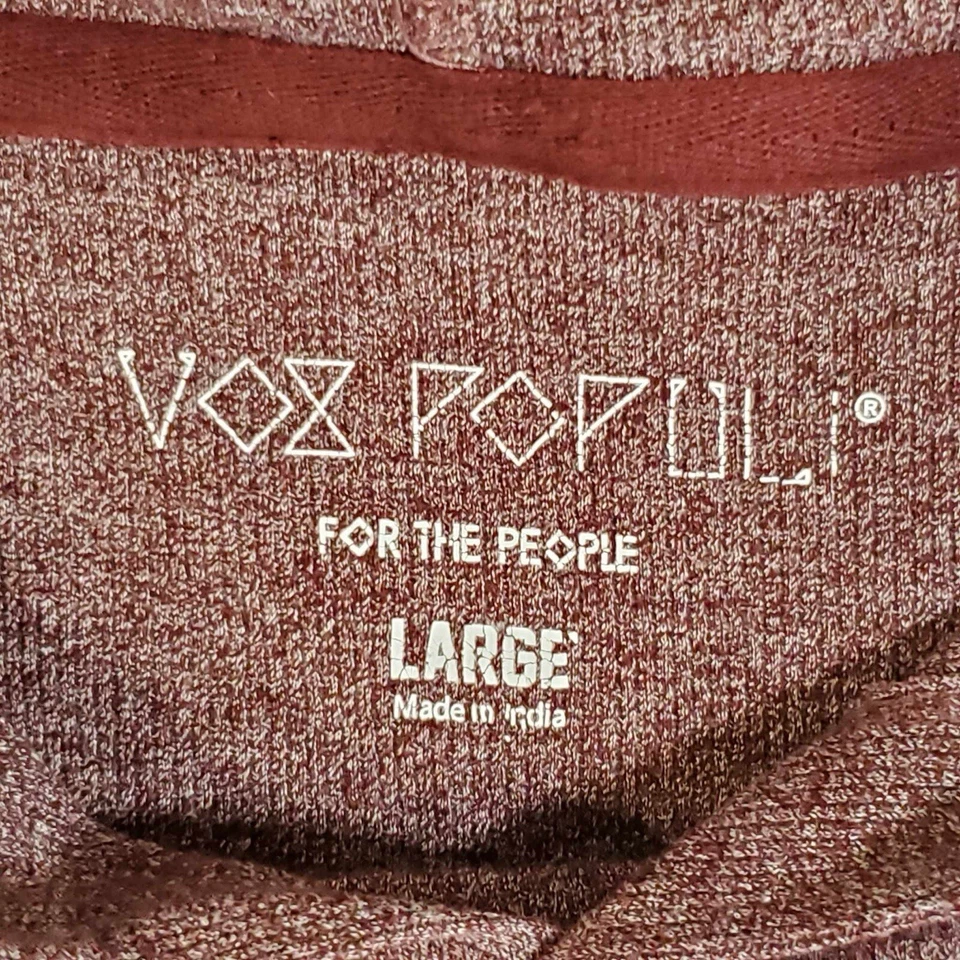 Sudadera con Capucha Vox Populi For The People Fearless Talla Grande L Ligera Foto 2 de 4