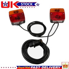 Rear Trailer Light Kit Lightboard Towing Lamps Magnetic Tractor E-marked 7.5M.