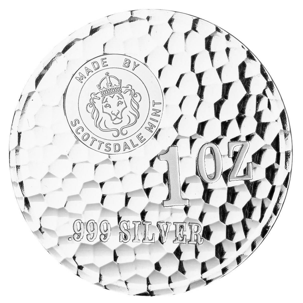 Scottsdale Mint Tombstone Silver Rounds - Set Of 5, 1 Oz Each, .999 Fine Silver Bullion