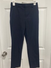 Uniqlo Smart Style Ankle Length Trouser Pants Womens S Navy Dress Pant