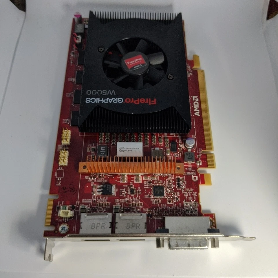 AMD Firepro Graphics W5000 2GB GDDR5, C41704, P/N: 102C4170400 Working Tested - Image 3 of 4