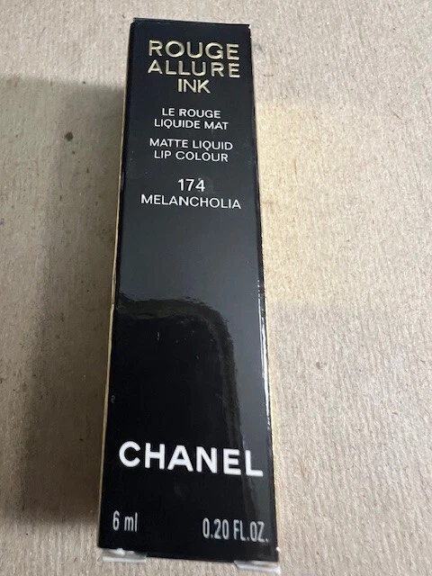 Chanel Lipstick ROUGE ALLURE INK MATTE LIQUID LIP COLOUR 174 MELANCHOLIA NIB - Image 3 of 4