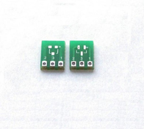  50 Stck. Neu Doppelseitig SMD SOT23-3 auf DIP SIP3 Adapter Leiterplatte Zum Selbermachen Konverter  - Bild 1 von 2