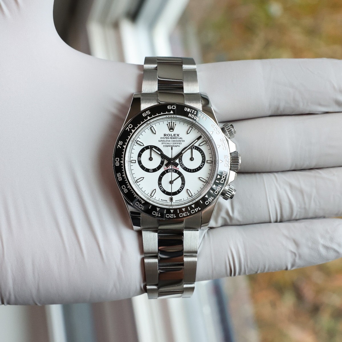 Rolex Daytona 126500LN White Panda UNWORN 2025 AUGUST Oyster