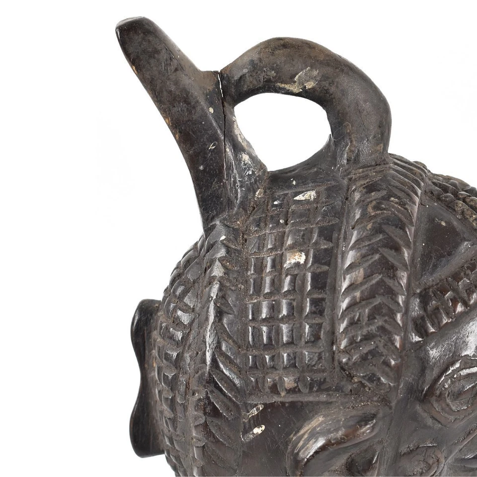 Figura de maternidad Lulua con infante Congo Foto 4 de 4