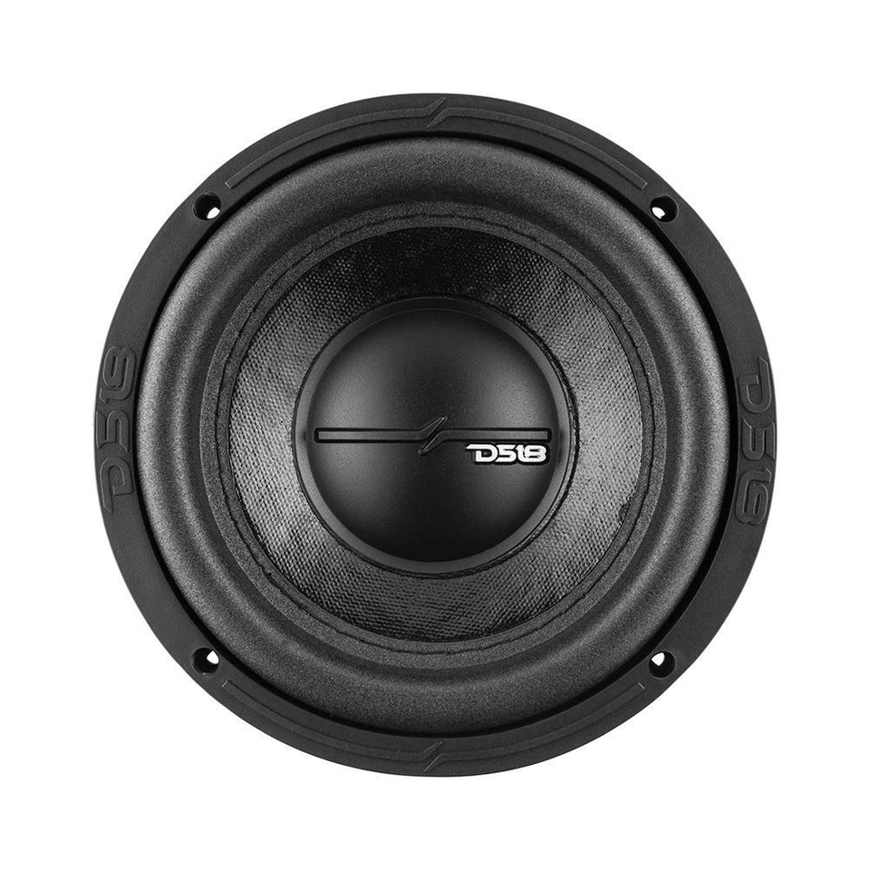 Subwoofer de audio para automóvil DS18 ZR6.2D 6.5" 600 W máximo 300 W RMS 2+2 ohmios - 1 altavoz Foto 4 de 4