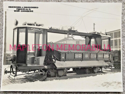 ÖSTERREICHISCHE EISENBAHNEN - WAGGONBAU KIPPERWAGEN - S/W FOTO - 1926