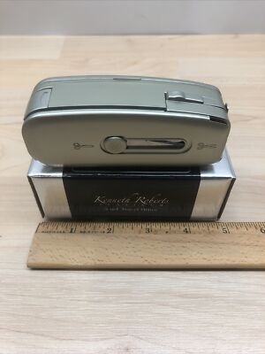 5 in 1 Mini Travel Office Business  Stapler Calculator Kenneth Roberts Platinum
