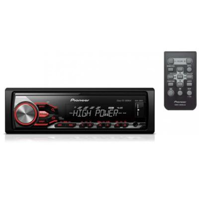 Pioneer MVH-280FD Autoradio mit MP3 USB AUX MaX Power 4 x100W Fernbedienung