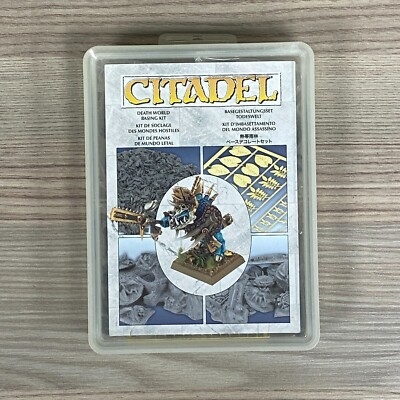 DEATH WORLD BASING KIT WARHAMMER AGE OF SIGMAR MESSINGHARZ SCHIEFER LANDSCHAFT AOS