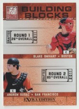 2011 Elite Extra Edition Building Blocks Quad #6 Swihart, Susac, Hicks, Lowery
