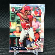 ADOLIS GARCIA 2019 BOWMAN ROOKIE RC CARD #84 - RANGERS / CARDINALS. rookie card picture