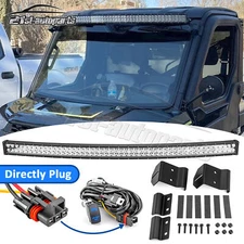 For Polaris Ranger 1000 fullsize Pro-Fit Cage 50" Curved LED Light Bar Mount Kit
