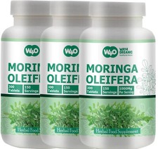 Moringa Oleifera Leaf Tablets 1000mg 450 Servings 900 Tablets 3 packs 