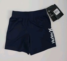BRAND NEW Boy's Hurley 2O-Dri Dark Blue White Signature Short Sz.2T Toddlers