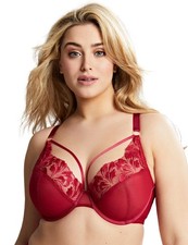 Sculptresse by Panache Jaida Plunge Bra 10536 Sexy Sensual Sheer Lace Bras