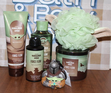 Bath Body Works Star Wars Grogu Force Flow Spray Wash Cream Sponge 6 Pc Set