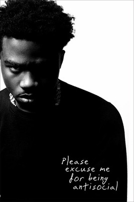 614315 Roddy Ricch Please Excuse Me For Being Antisocial Rap Album Print Poster