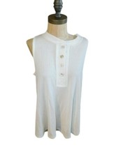 Three Bird Nest Size S Small Moon Phase Henley Tank Nwt 40