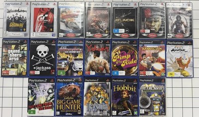 LOT Of 19 PS2 Games + Manuals.