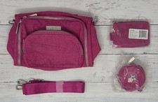 Jujube Raspberry Jam Bundle - Bestie w/strap -Coin Purse - Paci Pod - New  VGUC