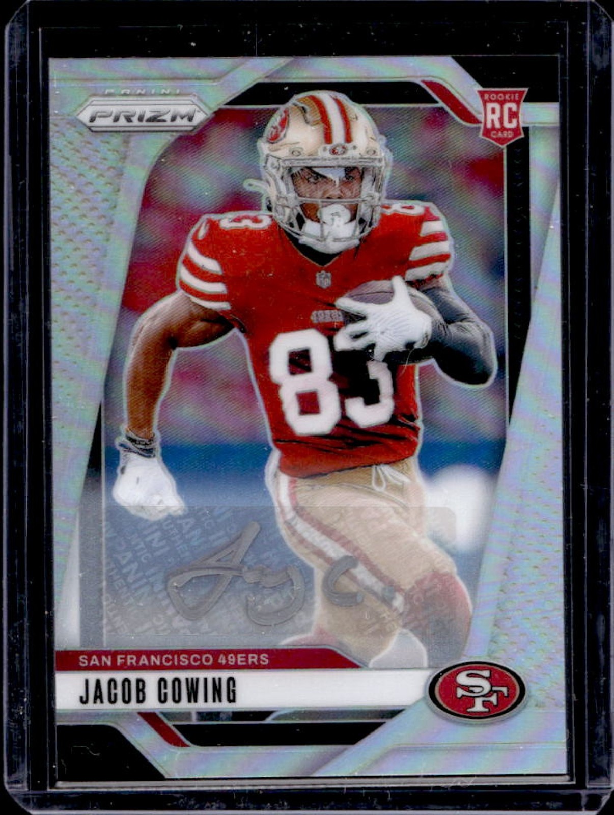 Jacob Cowing Panini Prizm #335 Autograph