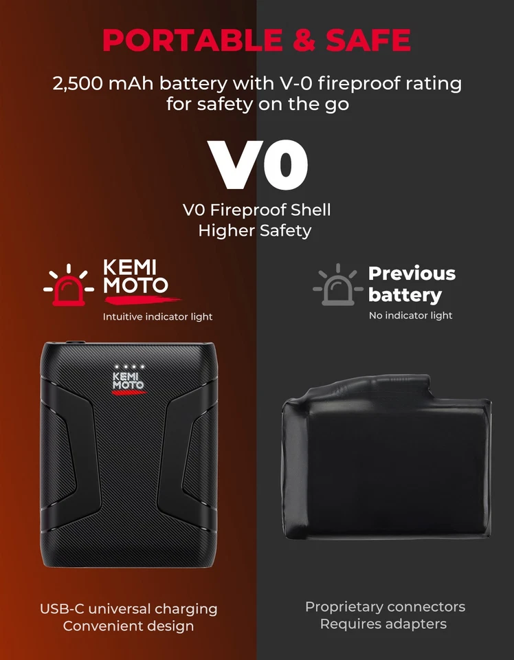 Guantes térmicos eléctricos para moto hombre pantalla táctil invierno cálidos impermeables 2500 mAh Foto 4 de 4