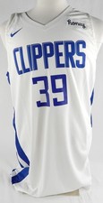 2021-22 Los Angeles Clippers Cam Reynolds #39 Game Issued White Jersey Summer 4
