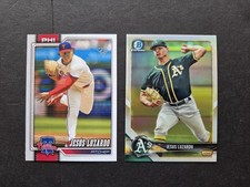 Jesus Luzardo 2018 Bowman Draft Chrome Refractor & 2026 Topps Phillies