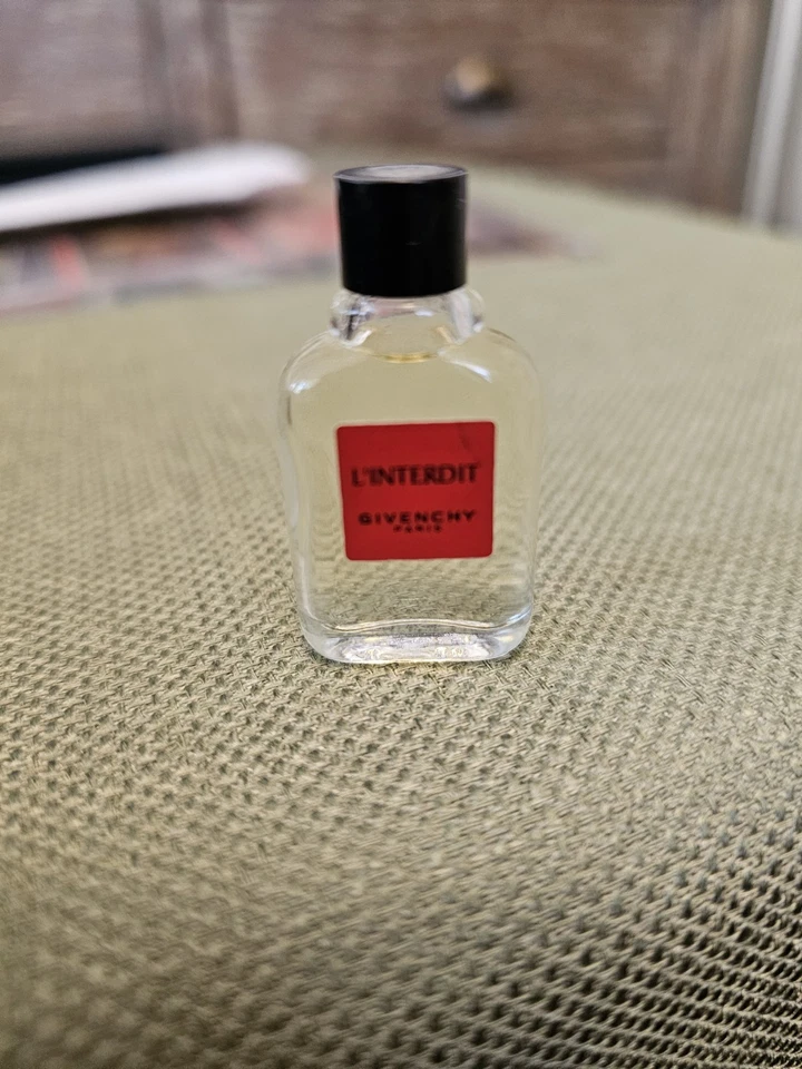 Vintage L'interdit Givenchy France Parfum Travel Splash Mini 3D01 New Unused - Image 3 of 4