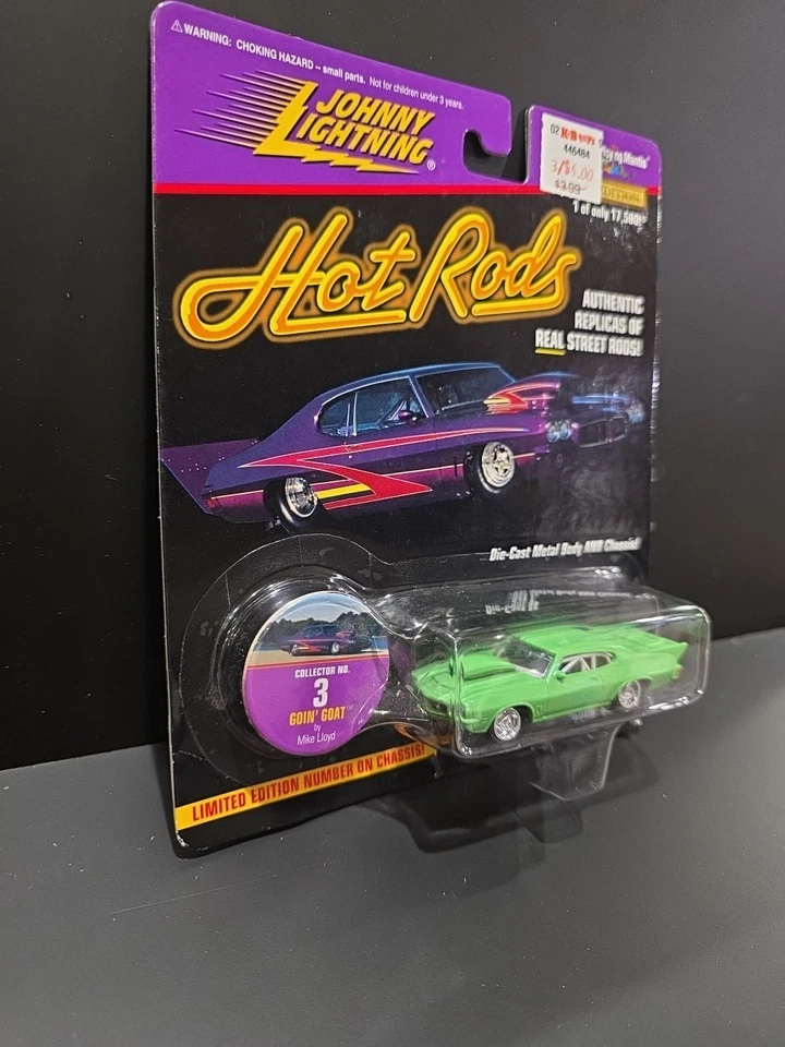1/64 JOHNNY LIGHTNING HOT RODS GOIN GOAT AÑOS 70 PONTIAC GTO PRO STOCK VERDE Foto 2 de 3