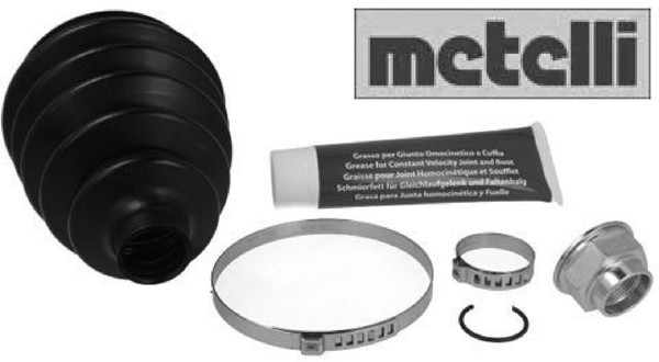 Metelli 13-0589 Faltenbalgsatz FüR Antriebswelle Achsmanschette Set Satz-image