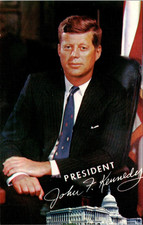 John F. Kennedy, 35th President of The United States Postcard