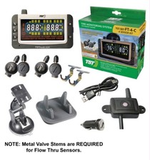 Tst 507 Series Tpms -rv Tire Pressure Monitoring System With 4 Flow Thru Sensors