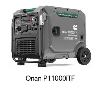 Cummins Onan P11000iTF 9kW/11kW Generator Tri-Fuel Gas LP NG A078C500